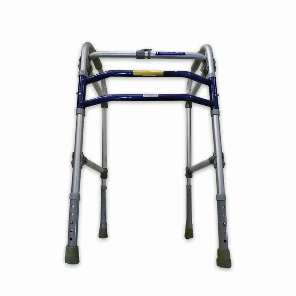 Entros Premium Light Weight Aluminum Height Adjustable Reciprocal Folding Walker Color Coated