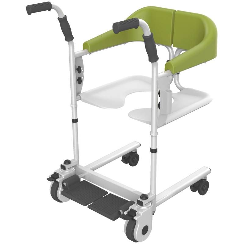 Entros Patient Lifter Transfer Commode Height Adjustable wheelchair, Body lifting device (KL524)